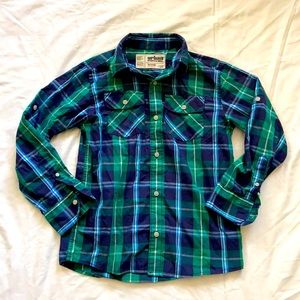 Boys Urban Pipeline Size medium plaid Longsleeve shirt